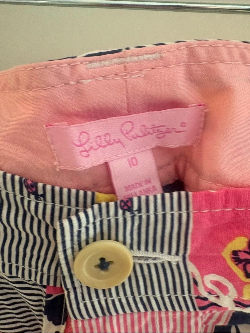 Lilly Pulitzer Patchwork Floral Print Women’s Shorts - Pink Multi